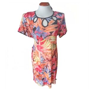 Vestido Tropical Colorido – Estilo Vibrante y Fresco para Días de Verano